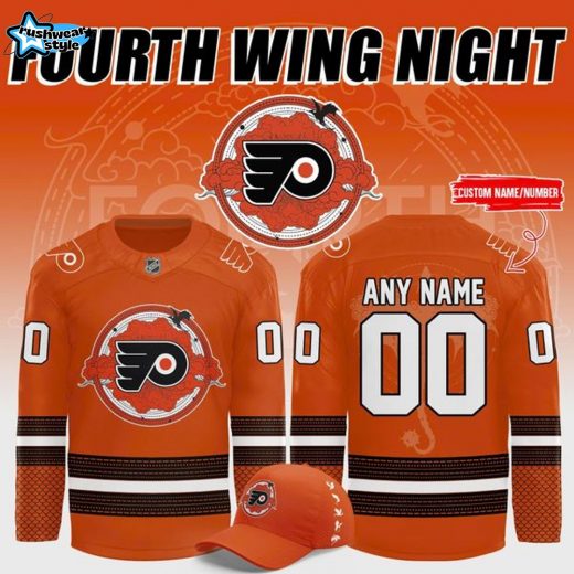 Exclusive Philadelphia Flyers 2026 Fourth Wing Night Jersey