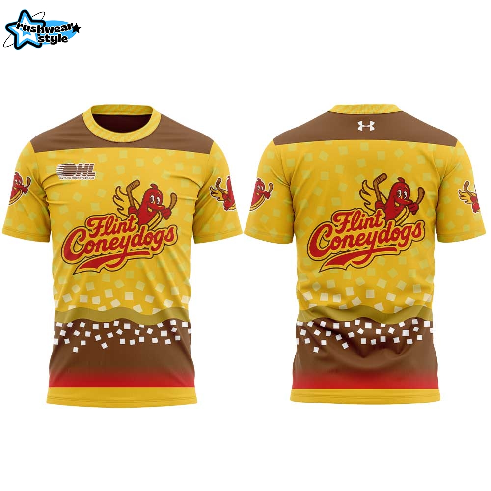 Flint Firebirds Coneydogs 2026 Graphic T-Shirt Flint Firebirds Coneydogs 2026 Graphic T-Shirt