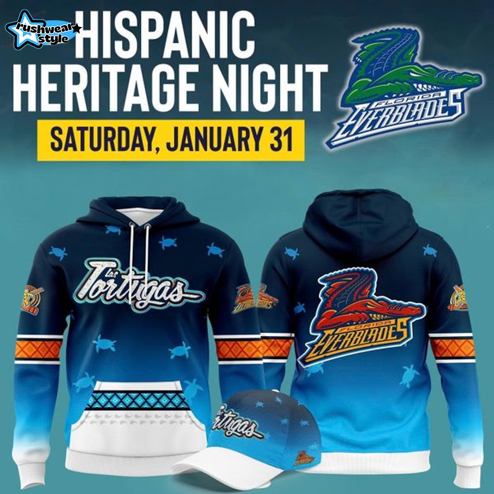 Florida Everblades 2026 Hispanic Heritage Night Fan Hoodie Florida Everblades 2026 Hispanic Heritage Night Fan Hoodie