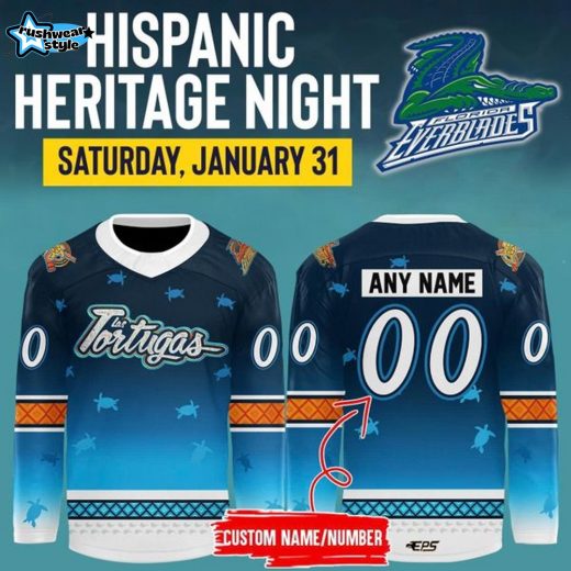 Florida Everblades 2026 Hispanic Heritage Night Special Edition Jersey