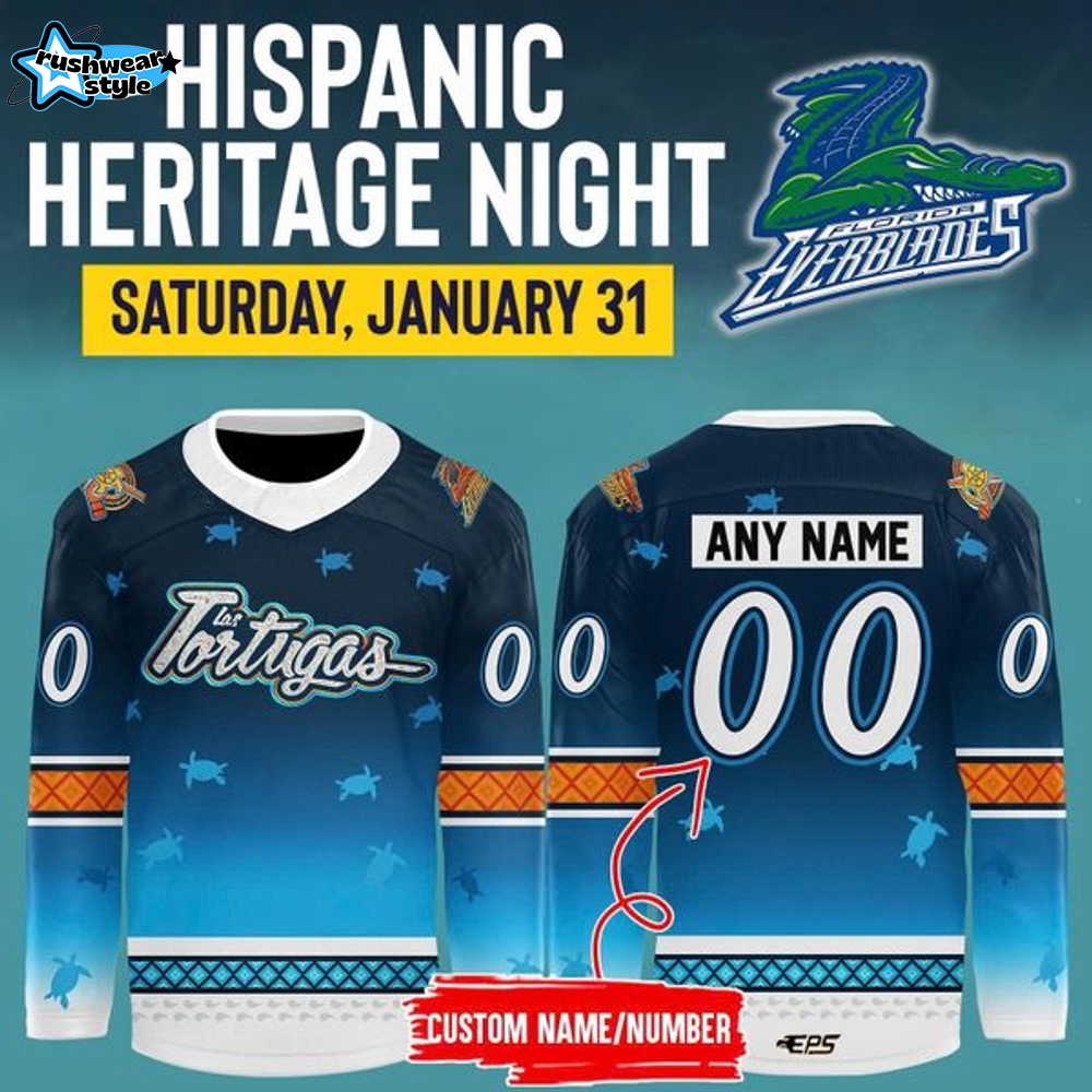Florida Everblades 2026 Hispanic Heritage Night Special Edition Jersey Florida Everblades 2026 Hispanic Heritage Night Special Edition Jersey
