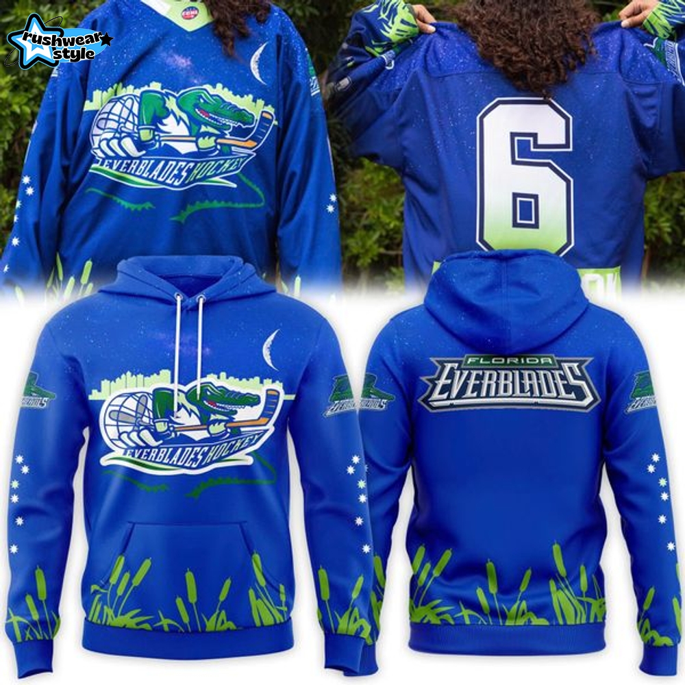 Florida Everblades Home 239 Pullover Hoodie Florida Everblades Home 239 Pullover Hoodie