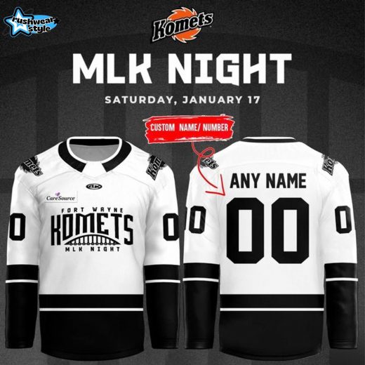 Fort Wayne Komets 2026 MLK Night Specialty Jersey