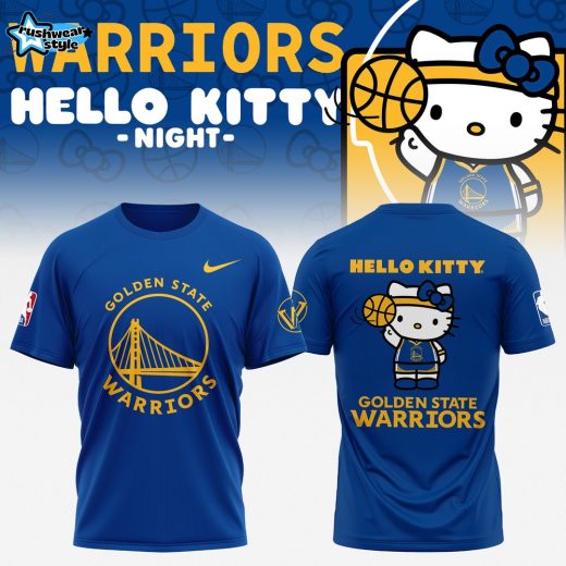 Golden State Warriors x Hello Kitty Night 2026 Special Edition T-shirt