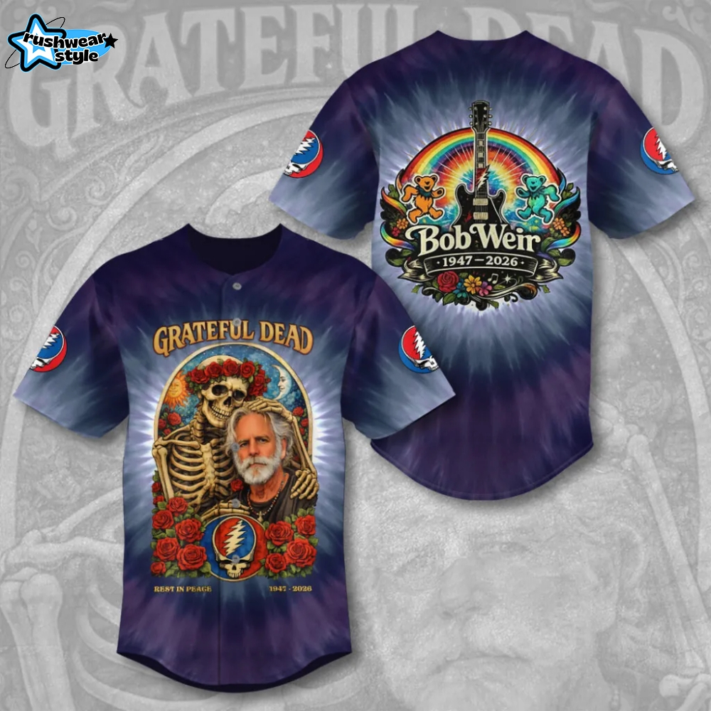 Grateful Dead x Bob Weir Baseball Jersey Grateful Dead x Bob Weir Baseball Jersey