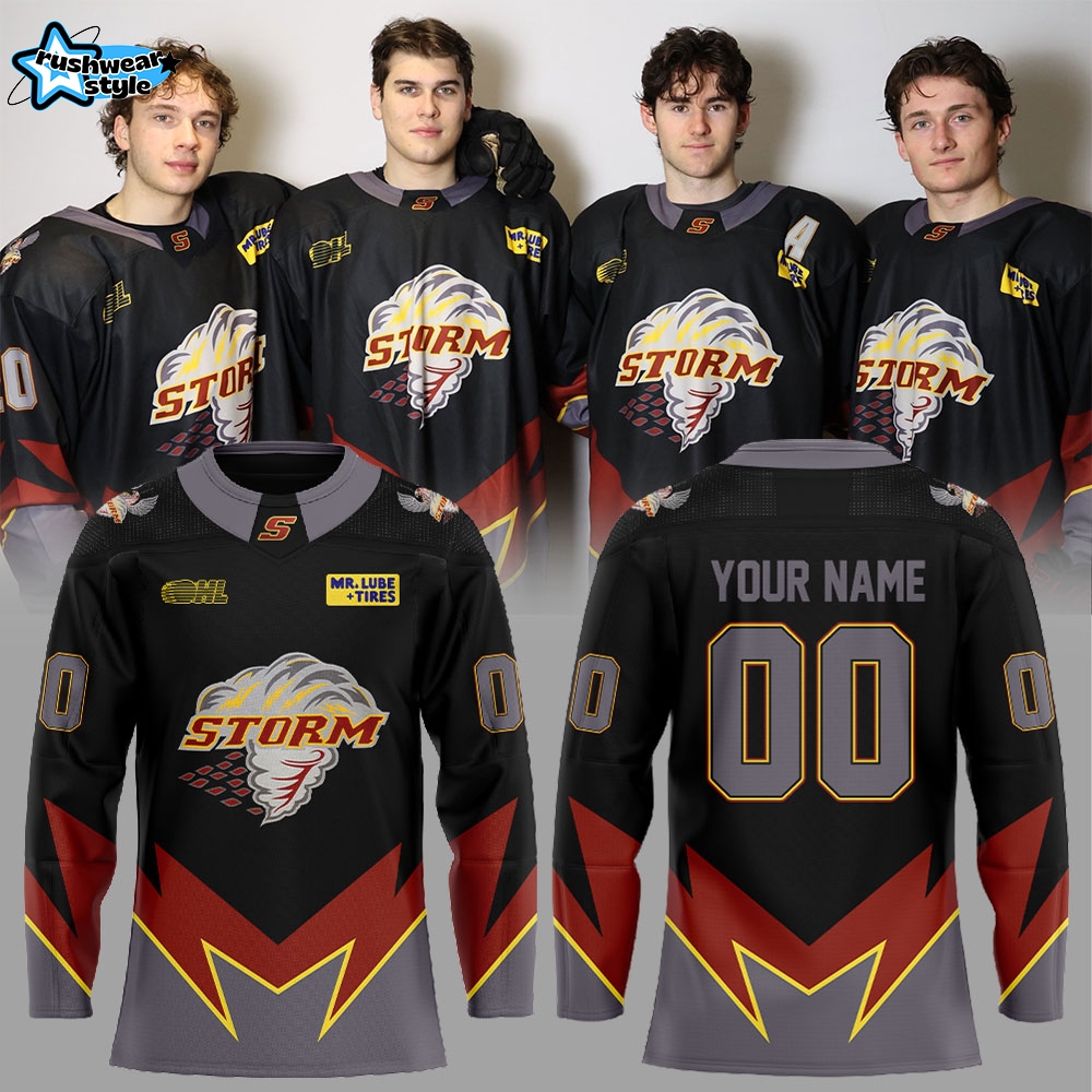 Guelph Storm Inspire Night 2026 Commemorative Custom Name Hockey Jersey Guelph Storm Inspire Night 2026 Commemorative Custom Name Hockey Jersey