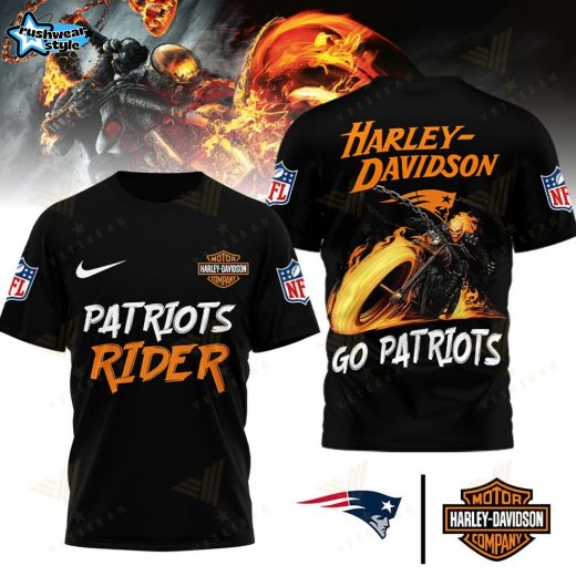 Harley Davidson NFL Pats Rider Super Bowl Shirt | New England Patriots Shirt