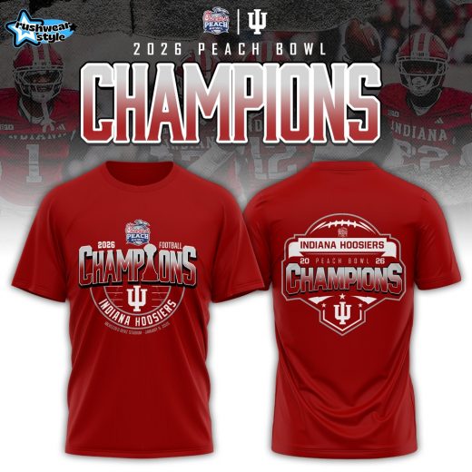 IH 2026 Football Peach Bowl Champions Tshirt Limited Edition V1