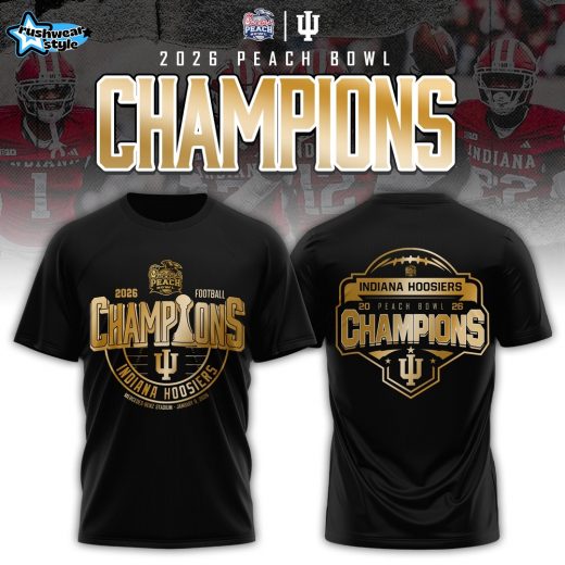 IH 2026 Football Peach Bowl Champions Tshirt Limited Edition V2