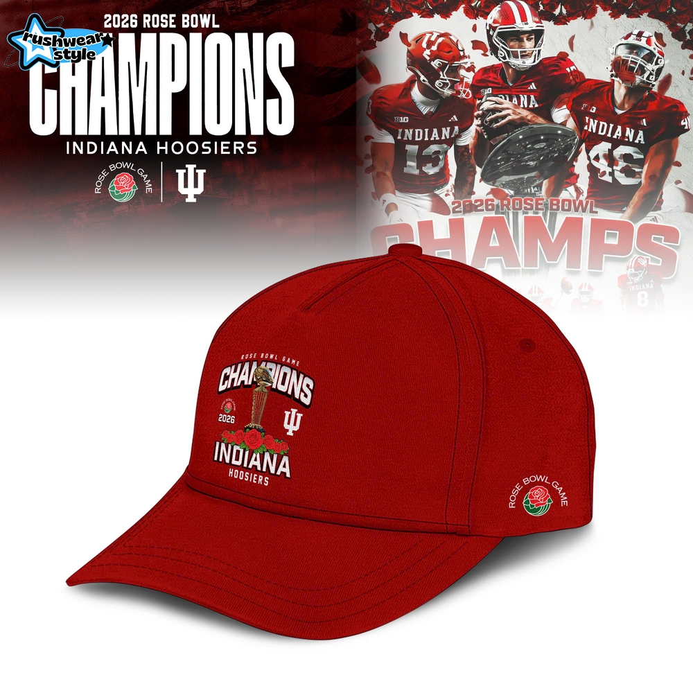 Indiana Hoosiers 2026 Rose Bowl Champions Hoodie Indiana Hoosiers 2026 Rose Bowl Champions Hoodie