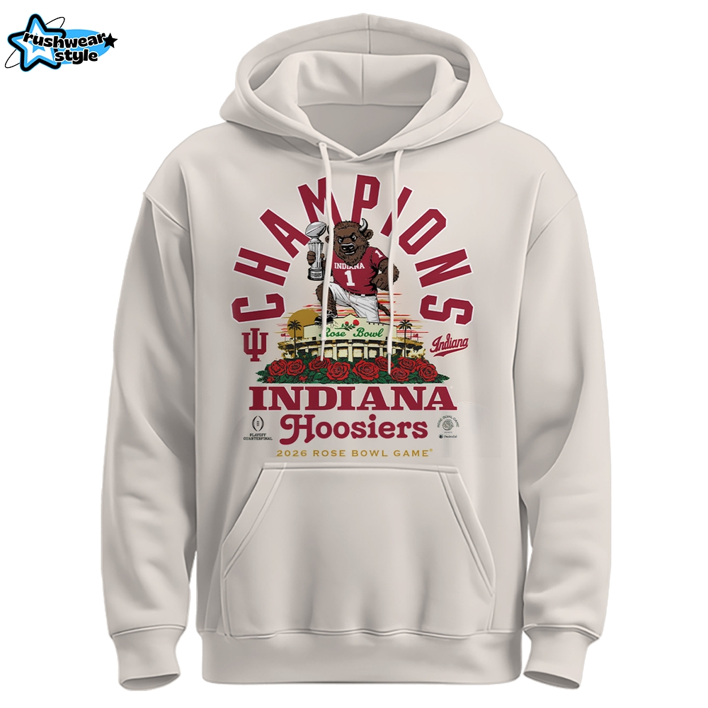 Indiana Hoosiers – Rose Bowl Champions Hoodie Ver 2 Indiana Hoosiers – Rose Bowl Champions Hoodie Ver 2