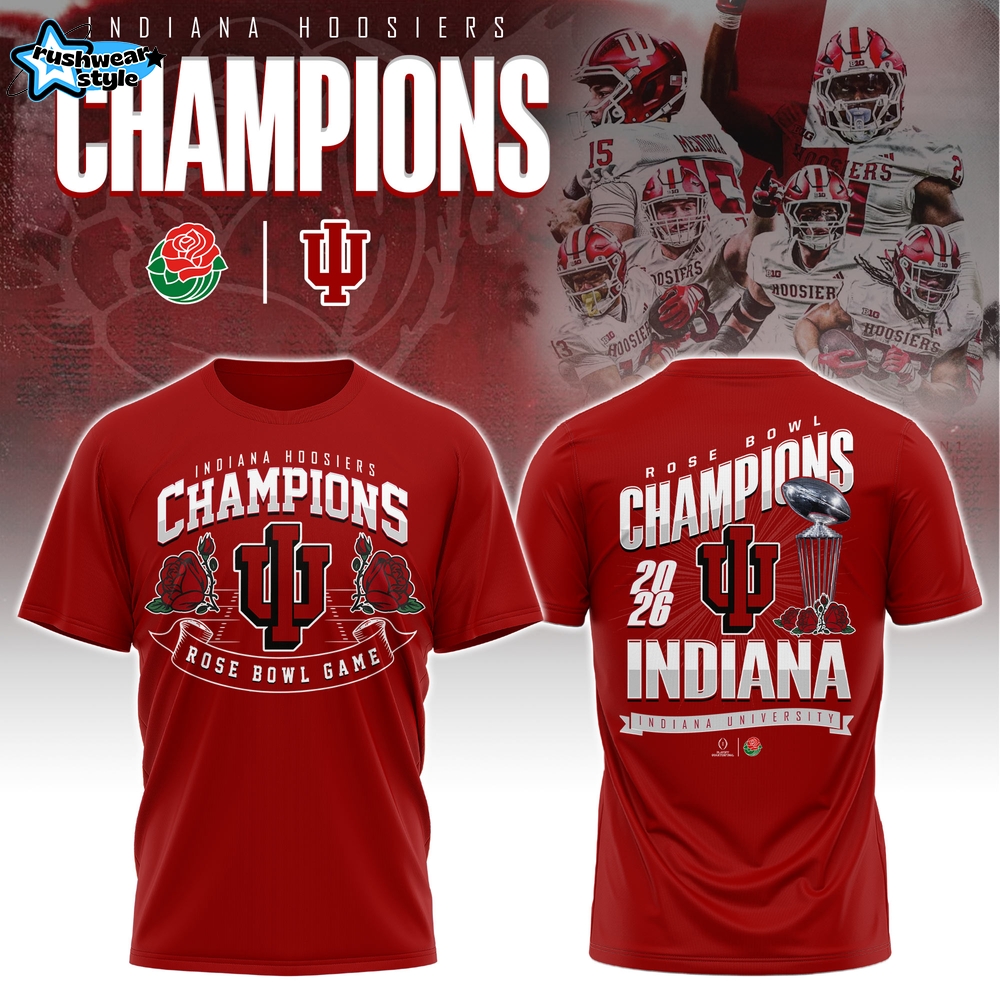 Indiana Hoosiers – Rose Bowl Champions T-shirt Indiana Hoosiers – Rose Bowl Champions T-shirt