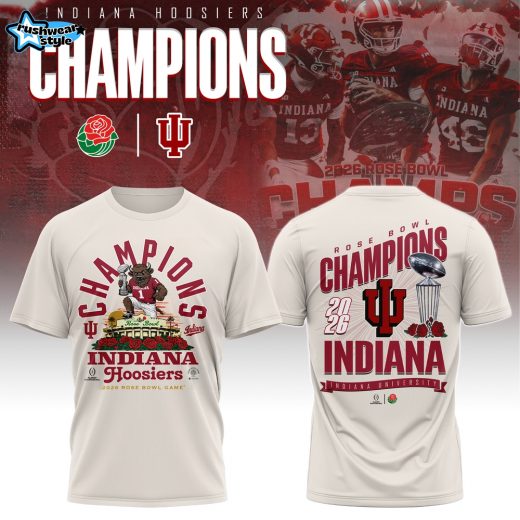 Indiana Hoosiers – Rose Bowl Champions T-shirt Ver 2