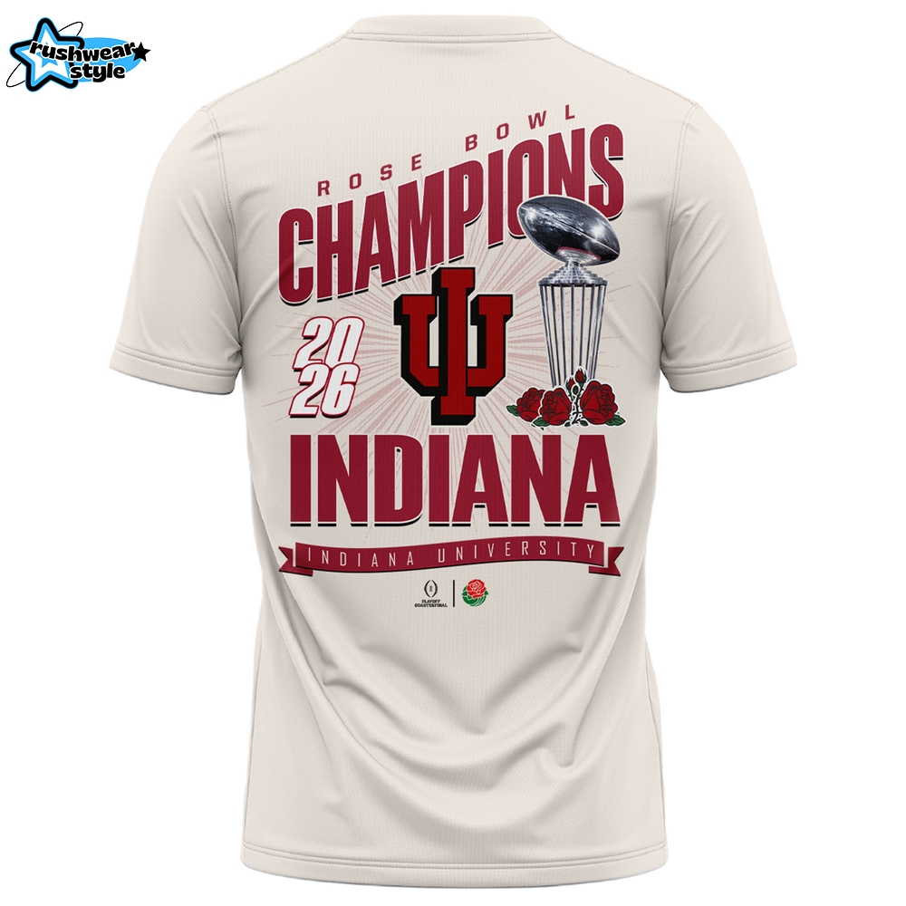 Indiana Hoosiers – Rose Bowl Champions T-shirt Ver 2 Indiana Hoosiers – Rose Bowl Champions T-shirt Ver 2