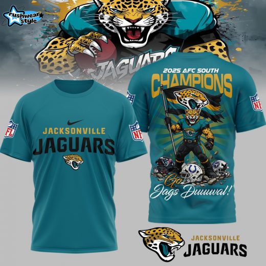 Jacksonville Jaguars | Premium NFL AFC South Champions Super Bowl 3D Shirt TD