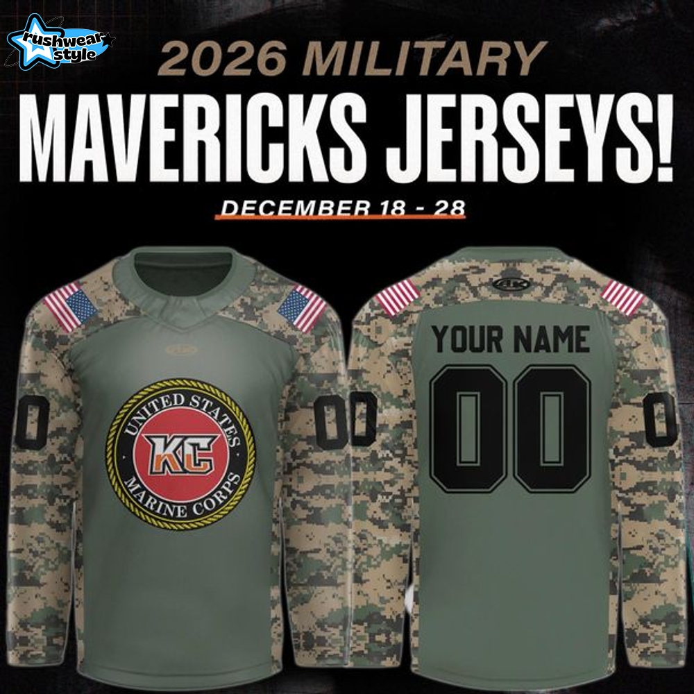 Kansas City Mavericks 2025 Military Appreciation Night Special Jersey Kansas City Mavericks 2025 Military Appreciation Night Special Jersey