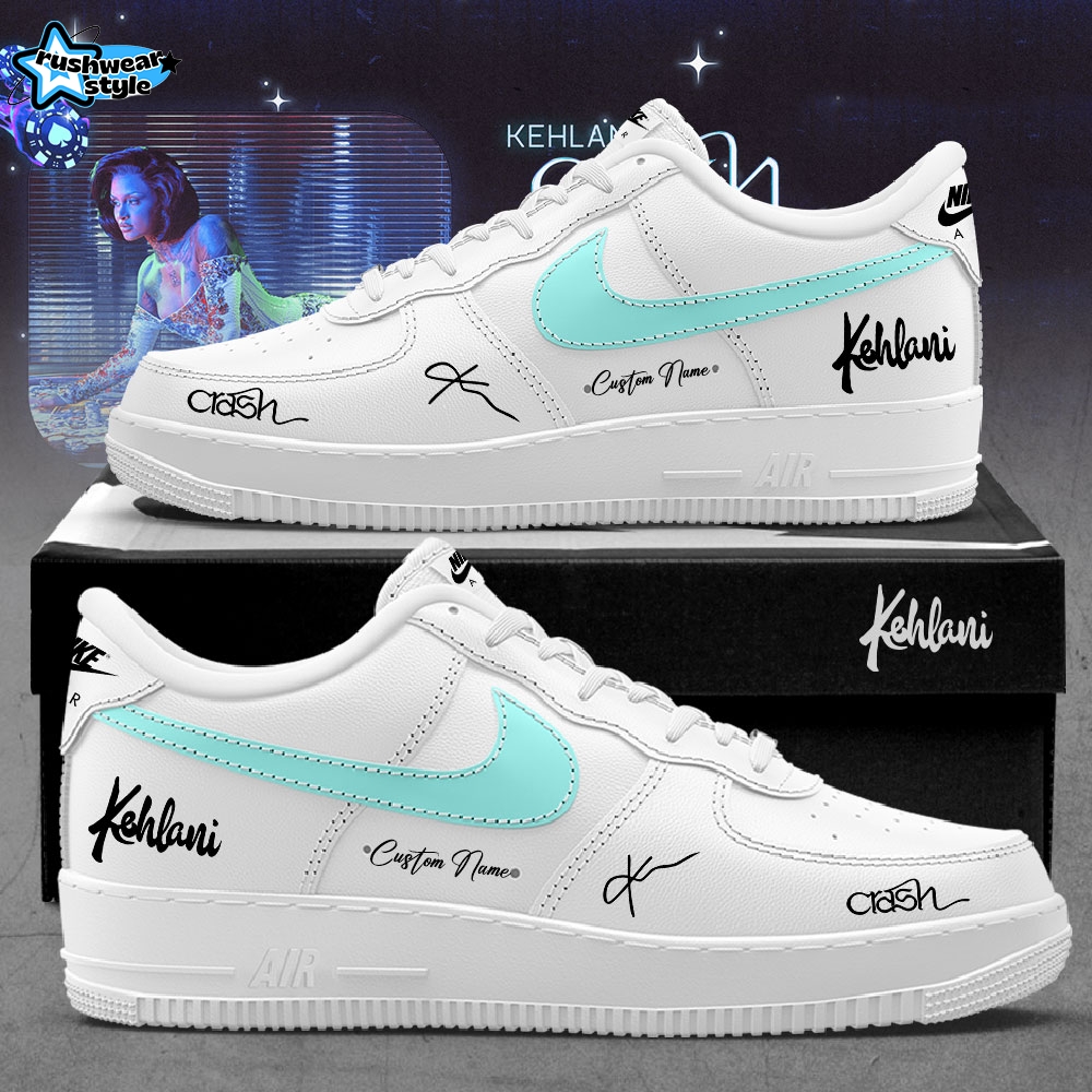 Kehlani Crash World Tour V2 AF1 Signature Custom Name Sneakers Kehlani Crash World Tour V2 AF1 Signature Custom Name Sneakers