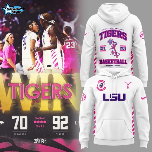 Limited Edition Play 4 Kay LSU WBB Hoodie - White