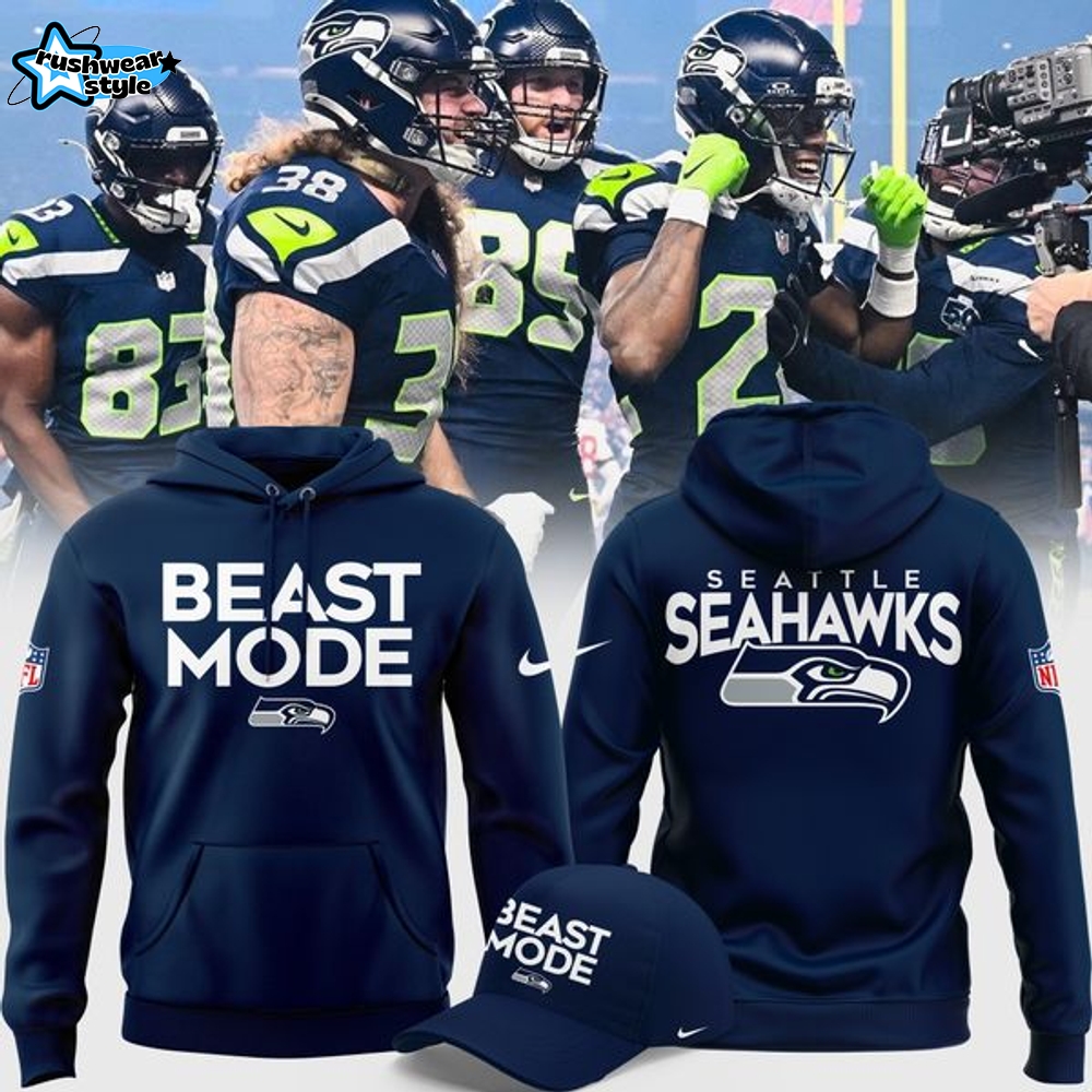Limited Edition Seattle Seahawks Beast Mode Hoodie Limited Edition Seattle Seahawks Beast Mode Hoodie