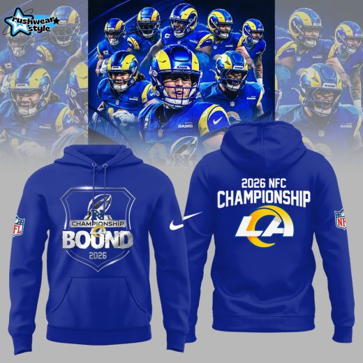 Los Angeles Rams 2026 Championship BOUND Limited Edition Hoodie - Blue