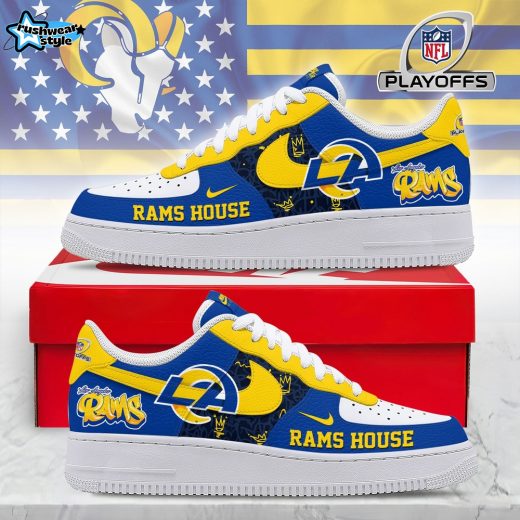 Los Angeles Rams | Premium NFL Playoffs 2025-26 AF1 Shoes MM