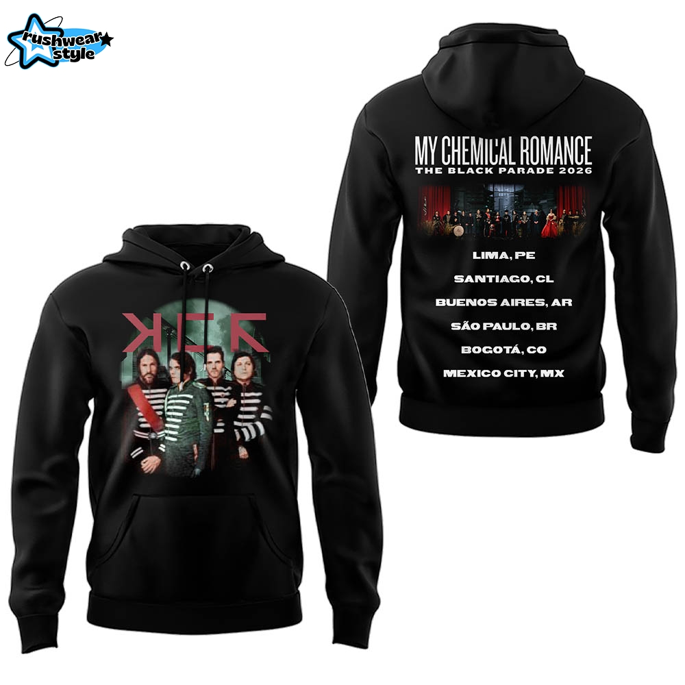 MCR The Black Parade 2026 Tour Hoodie – Variant 2 MCR The Black Parade 2026 Tour Hoodie – Variant 2