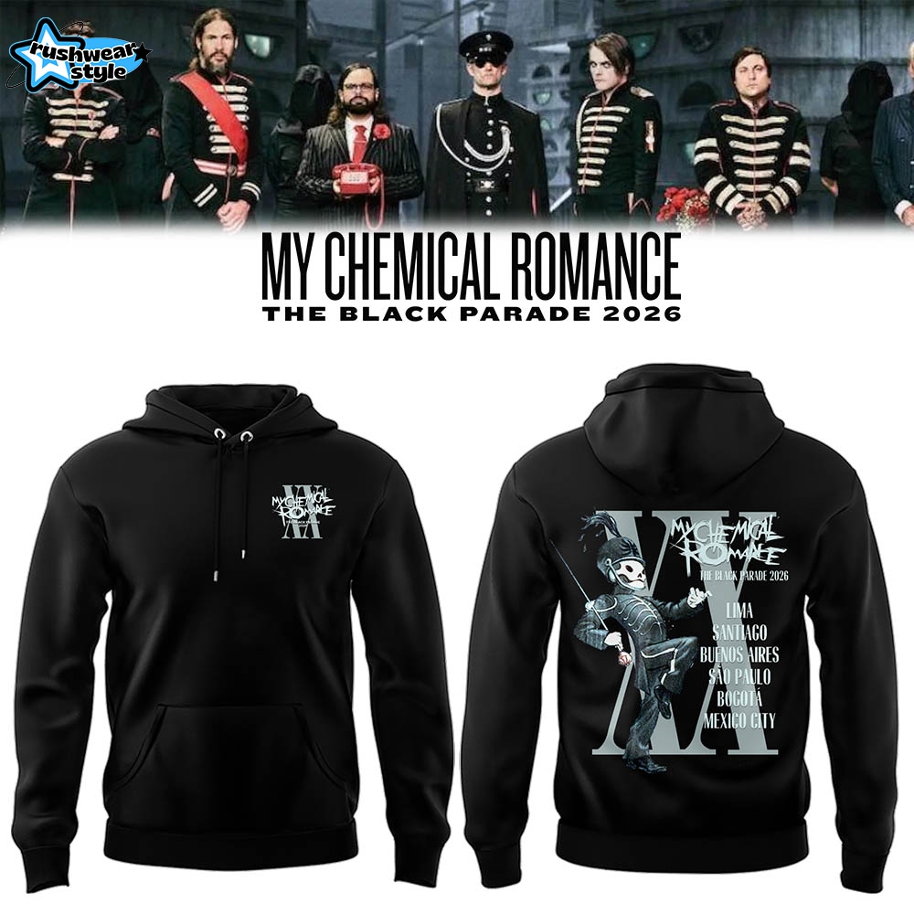 MCR The Black Parade 2026 Tour Hoodie – Variant 4 MCR The Black Parade 2026 Tour Hoodie – Variant 4