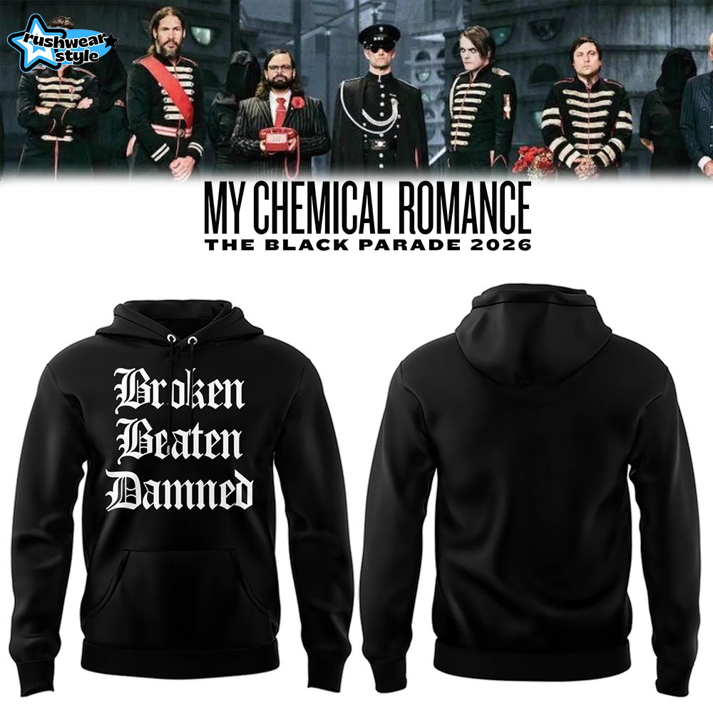 MCR The Black Parade 2026 Tour Hoodie – Variant 8 MCR The Black Parade 2026 Tour Hoodie – Variant 8