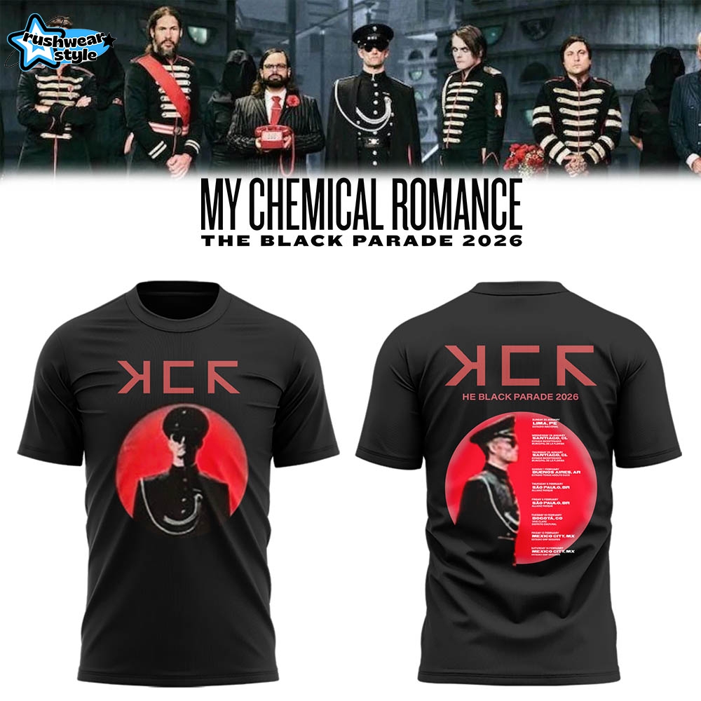 MCR The Black Parade 2026 Tour Limited Edition T-Shirt – Variant 5 MCR The Black Parade 2026 Tour Limited Edition T-Shirt – Variant 5