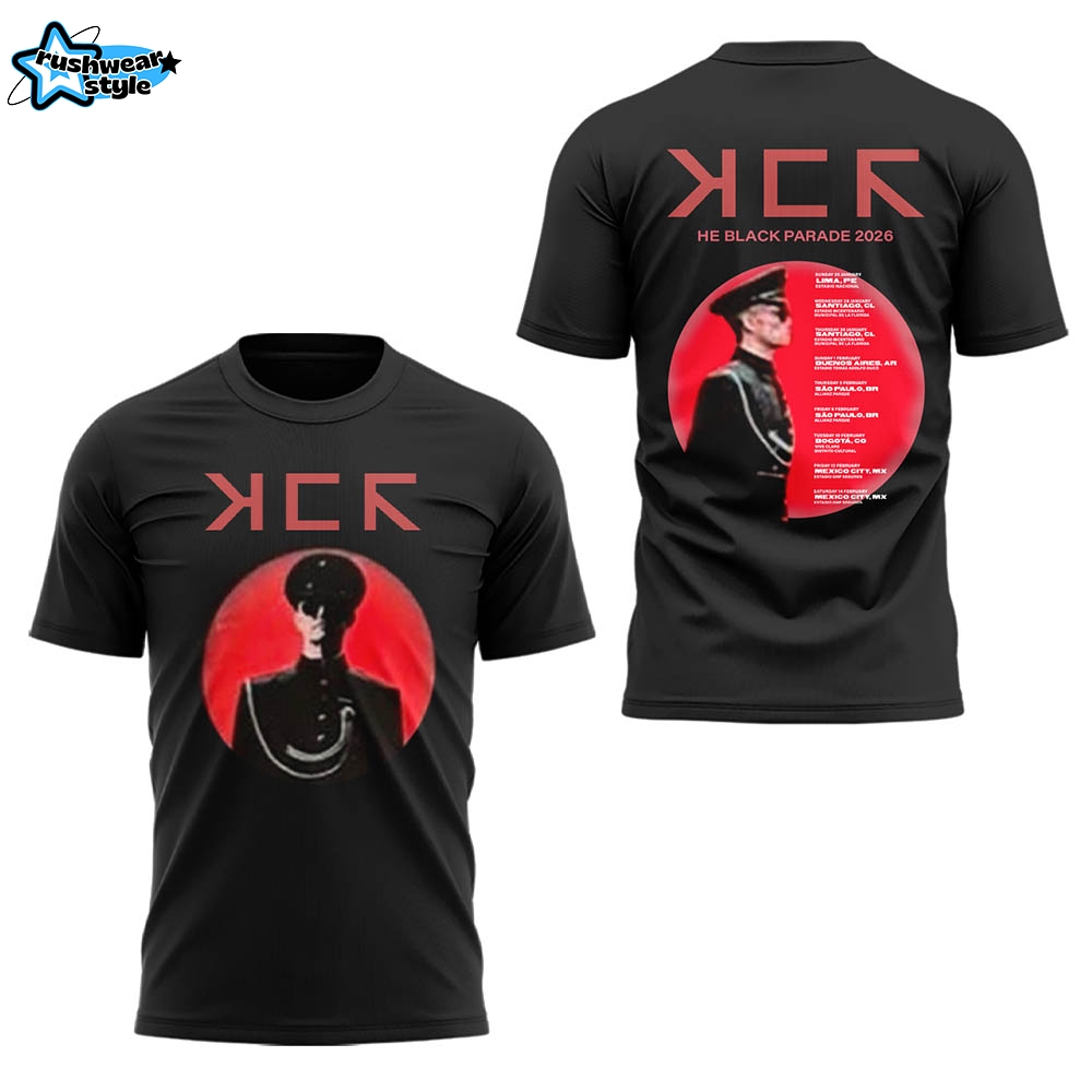 MCR The Black Parade 2026 Tour Limited Edition T-Shirt – Variant 5 MCR The Black Parade 2026 Tour Limited Edition T-Shirt – Variant 5