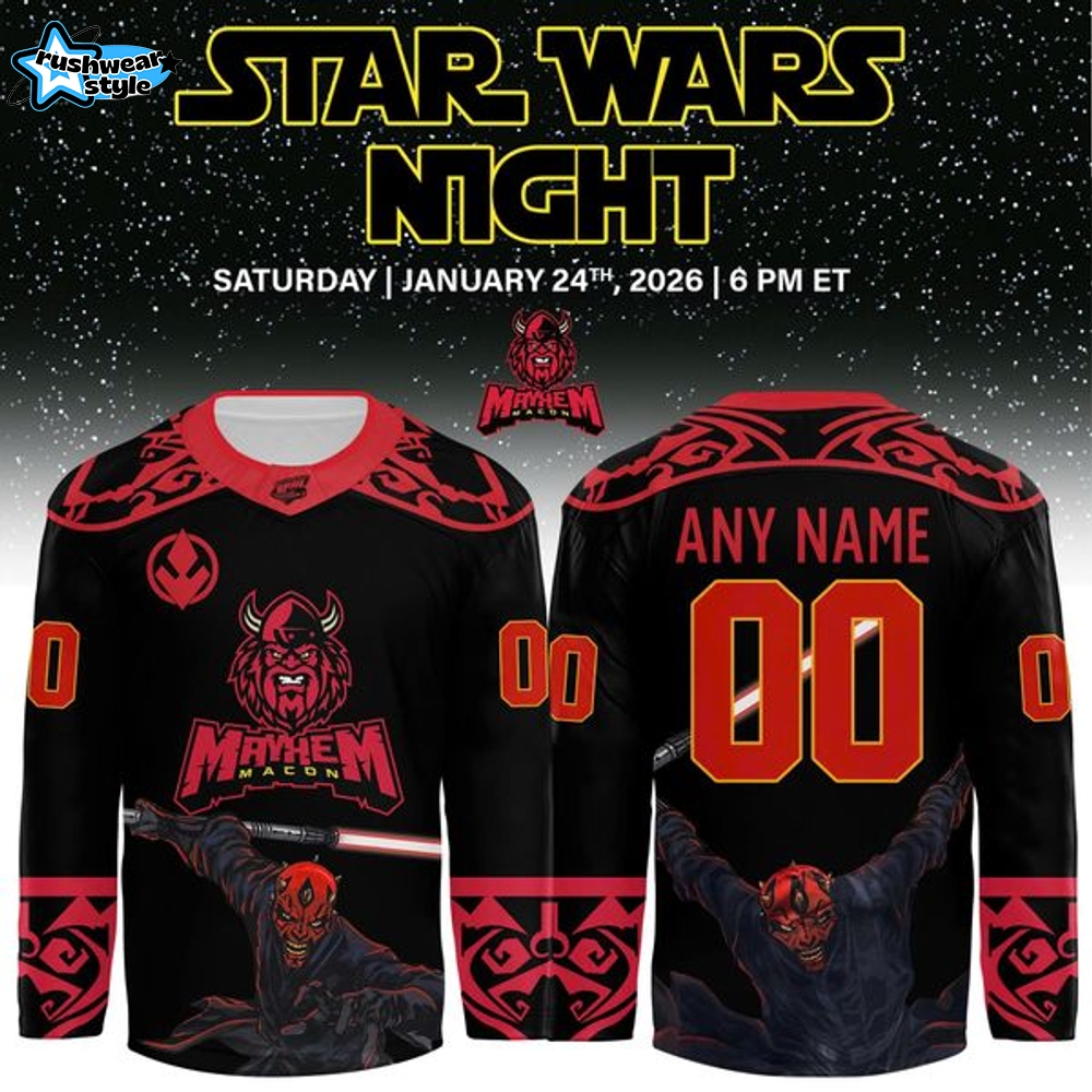 Macon Mayhem x 2026 Star Wars Night Jersey Macon Mayhem x 2026 Star Wars Night Jersey
