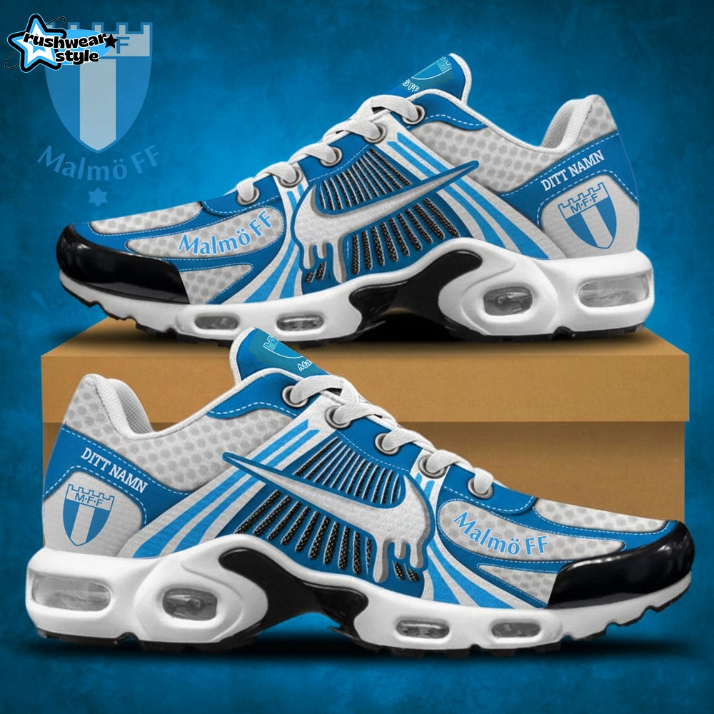 Malmö FF Air Max Plus Custom Sneakers – New Version With Your Name Malmö FF Air Max Plus Custom Sneakers – New Version With Your Name