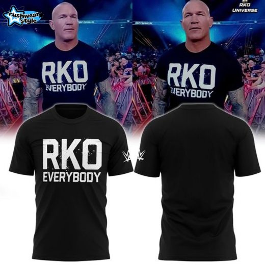 Men's Black Randy Orton RKO Everybody T-Shirt