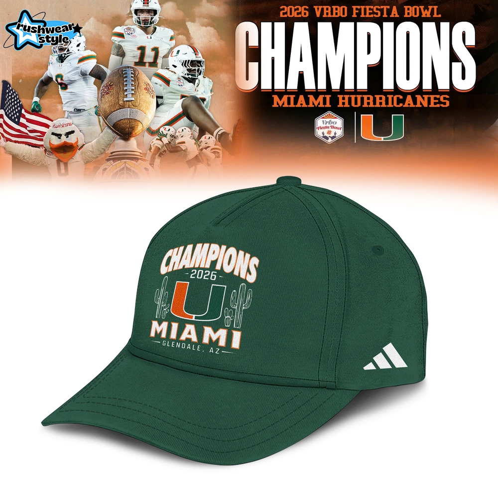 Miami Hurricanes 2026 Fiesta Bowl Champions Special Edition T-Shirt Miami Hurricanes 2026 Fiesta Bowl Champions Special Edition T-Shirt