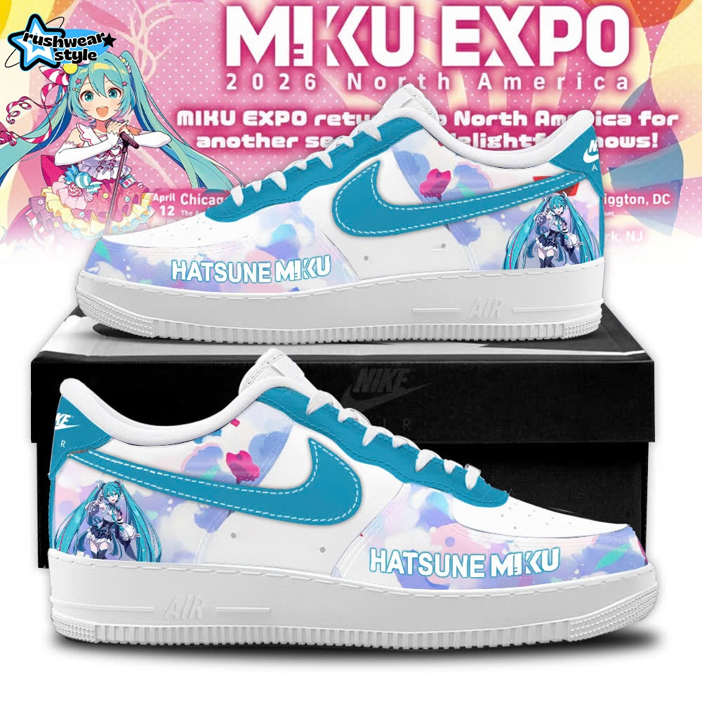 Miku Expo 2026 North America Limited AF1 Shoes Blue Version Miku Expo 2026 North America Limited AF1 Shoes Blue Version