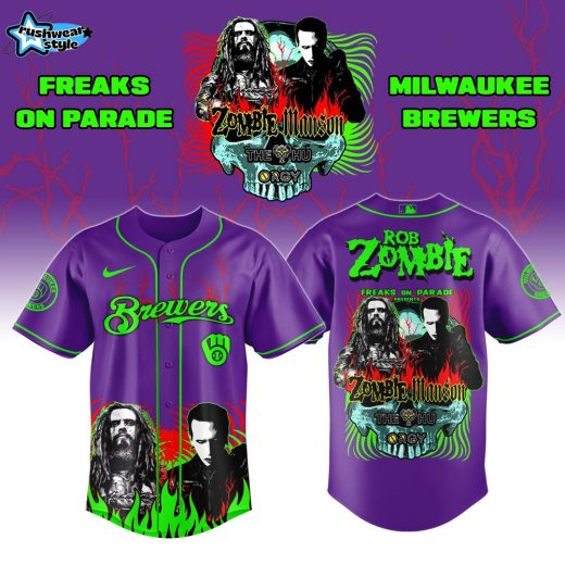 Milwaukee Brewers x Freaks On Parade Tour 2026 Colab Jersey Limited Edition