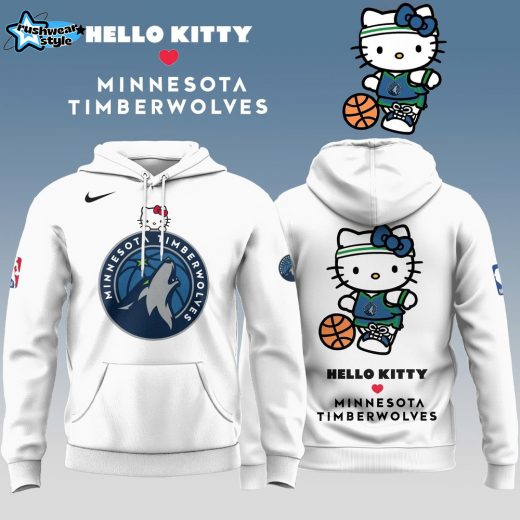 Minnesota Timberwolves x Hello Kitty 2025 Special Edition Hoodie