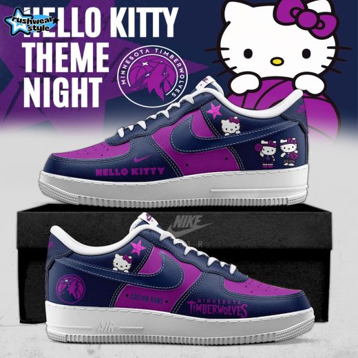 Minnesota Timberwolves x Hello Kitty Night 2026 Special Edition AF1 Sneakers