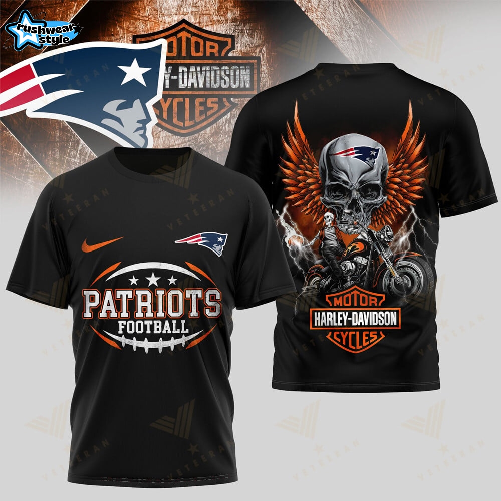 NFL Pats Super Bowl Shirt | New England Patriots Harley Davidson Music Football Shirt NFL Pats Super Bowl Shirt | New England Patriots Harley Davidson Music Football Shirt
