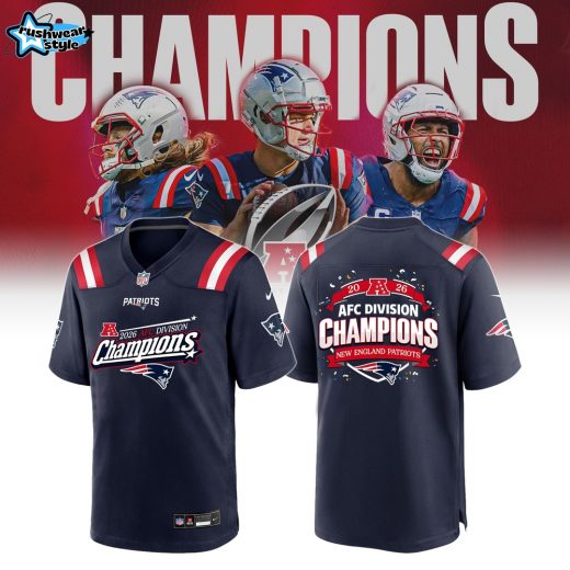 New England Patriots AFC East Champions 2026 Limited Edition Football Jersey