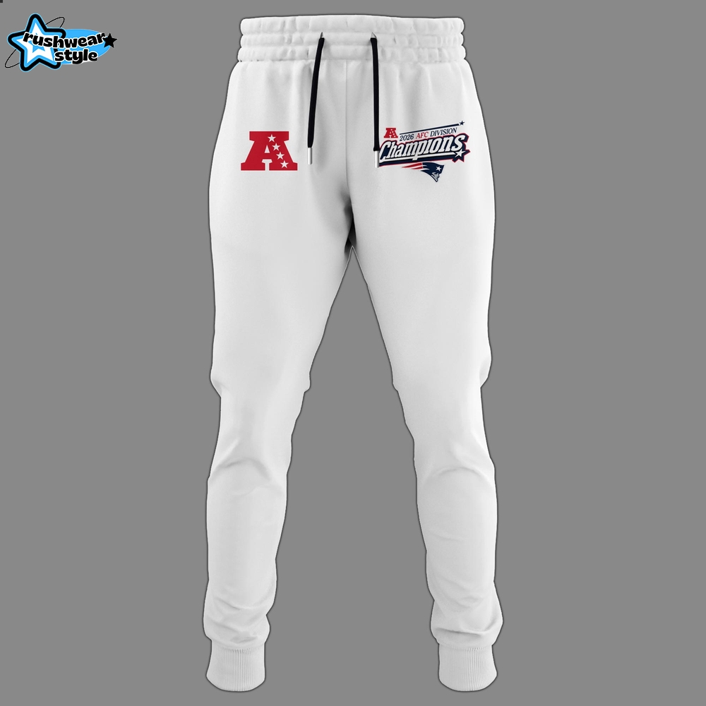 New England Patriots AFC East Champions 2026 White Football Jersey – Limited Edition New England Patriots AFC East Champions 2026 White Football Jersey – Limited Edition