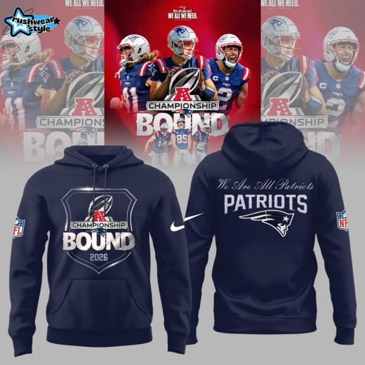 New England Patriots Championship BOUND Limited Edition Hoodie