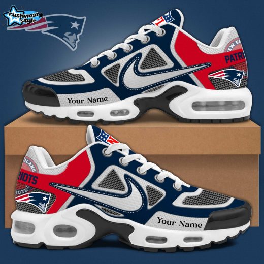 New England Patriots NFL Personalized Air Max Plus Sneakers