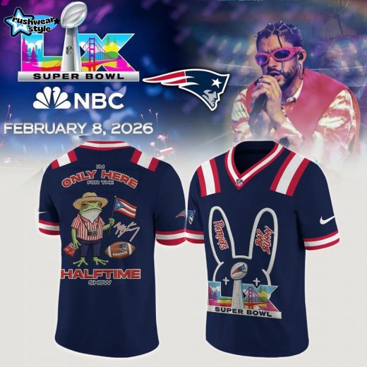 New England Patriots x Bad Bunny Super Bowl LX Limited Edition Football Jersey