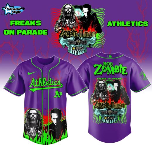 Oakland Athletics x Freaks On Parade Tour 2026 Colab Jersey Limited Edition