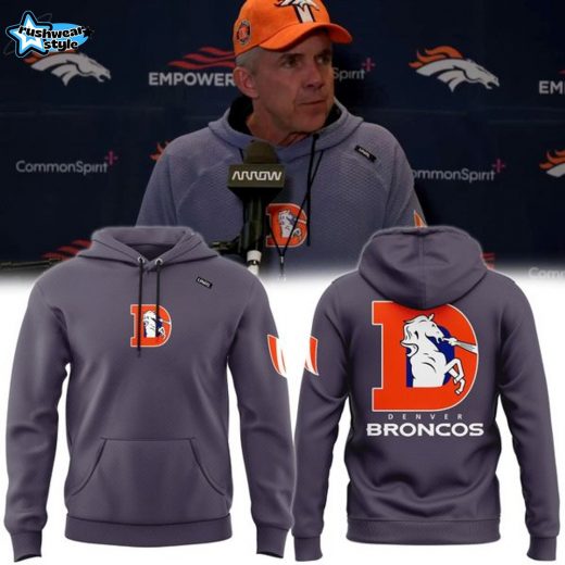 Offial Denver Broncos Logo Hoodie
