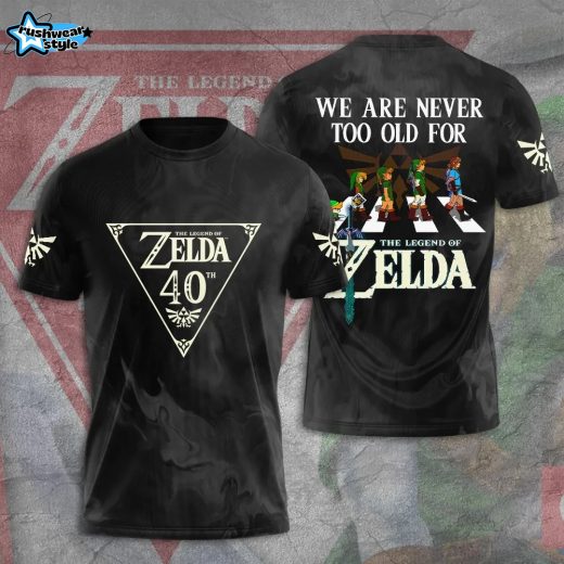 Official The Legend of Zelda 40th Anniversary Shirt