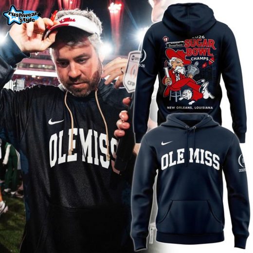 Ole Miss Rebels Football Coach Stephen Thomas Golding Hoodie (Updated Version)-v3