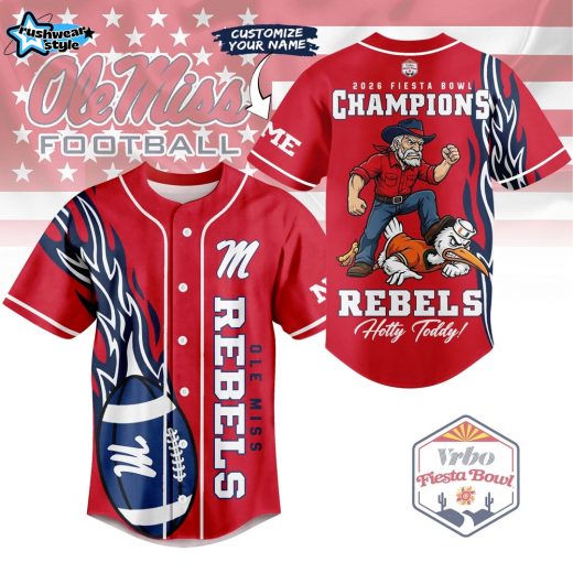 Ole Miss Rebels | Premium NCAA 2026 Fiesta Bowl Champions Jersey Shirt NY