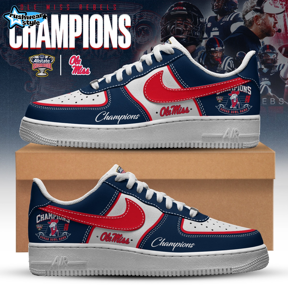 Ole Miss Rebels – Sugar Bowl Champions Air Force 1 Ole Miss Rebels – Sugar Bowl Champions Air Force 1